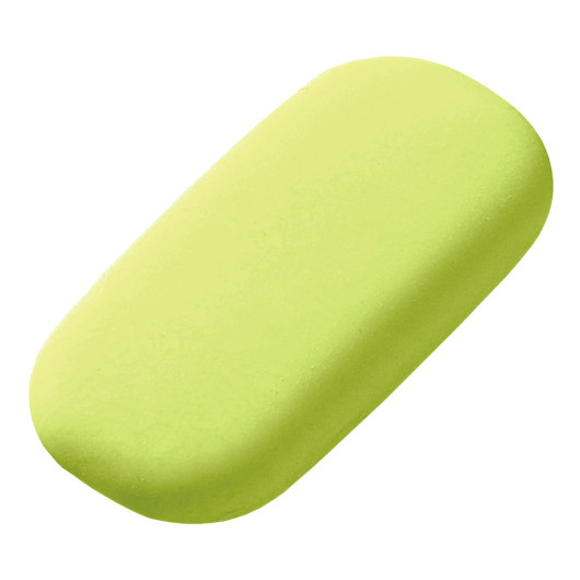 Kids Oval Rubber Erasers Green